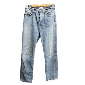 Agolde Blue 90s Pinch 5 Button Women's High Rise Straight Leg Jeans Size 27‎